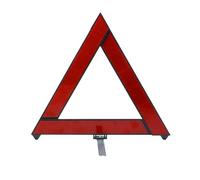 HOODANCOS Reflective Emergency Warning Triangle with Stable Base and Specular Material, Red 30x30cm Road Safety Triangle for Motorcycle and Powersports Accessories, Conspicuous the Dark
