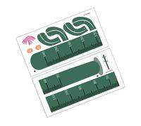 HOODANCOS Removable Cactus Height Measuring Wall Decal for S Wall Sticker Lovely Green Plant Decor for Nursery Kindergarten and Bedroom