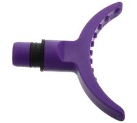 HOODANCOS Replacement Massage Head for Percussion Gun, Deep Tissue Muscle Relaxation Attachment, Purple Curved Design, for Neck and Back Relief