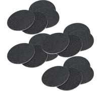 HOODANCOS Replacement Remove 60pcs Callus and Sandpaper Discs Electric Remover File Black Eva Carborundum Material Disposable Easy to Sanding Pads Foot for Nail Salon and Family Use
