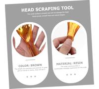 HOODANCOS Resin Scalp Massage Comb Head Scraping Tool with Ergonomic Five-Claw Design for Head Care and Muscle Tension Relief Smooth Polished Surface Safe for Scalp Use