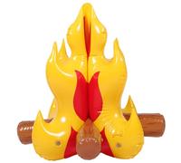 HOODANCOS Reusable Inflatable Bonfire PVC Campfire Prop for Decoration Easy to Assemble and Carry Portable Pretend Camp Fire for Outdoor and Indoor Fun