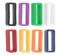 HOODANCOS Ring Loop Keeper Watch Band Accessories Watch Bands Parts Anti-Fall Secure Strap Loops for Smartwatch and Fitness Tracker Silicone Watchband Ring Buckle Set