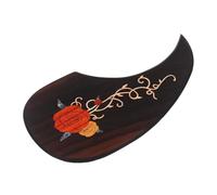HOODANCOS Rosewood Acoustic Guitar Pickguard with Double-sided Adhesive Anti-scratch Smooth Surface Protective Guard for DIY Replacement Lightweight Impact Protection for Guitar Enthusiasts