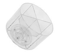 HOODANCOS Rotating Drink Packet Organizer Plastic Storage Box with Lazy Susan Turntable, 8060 Drink Mix Container for Kitchen Pantry Storage and Beverage Packet Holder