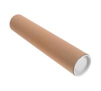 HOODANCOS Round Kraft Paper Tube 33X10Cm 6.5Cm Inner Diameter and 3Mm Thickness, Refillable Poster Storage Tube for Crafts, Painting, Document and Invoice Organization