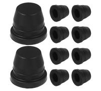 HOODANCOS Rubber Brake Bleeder Screw Caps with Universal Compatibility 10pcs for Brake Caliper Bleeder Screws for Emergency Repairs and Maintenance