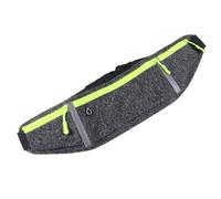 HOODANCOS Running Waist Pouch Waterproof Pouch Running Three Compartment Perspiration Dissipating TPU Reflective Fabric Rubber Layer Belt Bag for Jogging