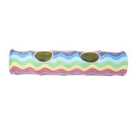 HOODANCOS Safe Rainbow Cat Tunnel for Pets Foldable Crinkle Sound Tunnel Stimulates Exploration and Exercise Indoor Cat Creeping Play Tube for Kittens and Adult