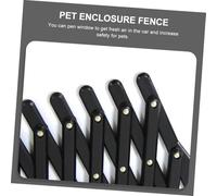 HOODANCOS Scalable Car Window Pet Gate Fence Black Small Ventilated Protector for Dogs and Puppies Expands to Fit Cars and Trucks Prevents Pets From Sticking Head Out Barrier for Ventilation