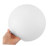HOODANCOS Shatterproof White Globe Pendant Light Cover Frosted PE Sphere Lamp Shade for Outdoor Patios Kitchens Bathrooms Ceiling Dome for Modern Home and Commercial Spaces