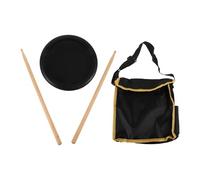 HOODANCOS Silent Practice Drum Pad with Rubber Mute Pad Portable Bag and Drumsticks for Beginners Home Drum Kit for Quiet Technique Improvement