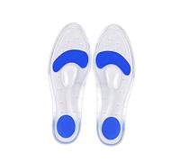 HOODANCOS Silicone Arch Support Insoles Transparent Gel Foot Care Pads for Men Women Shock-Absorbing Sports Cushions with Massage Effect Stability Enhancers for Athletic Comfort