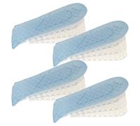 HOODANCOS Silicone Height Increase Insoles Providing Discreet Elevator Effect 2 Pairs with 3 Layered Adjustable Design Invisible Elevator Shoe Inserts and All-Day Comfort for Men and Women