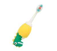HOODANCOS Silicone Toothbrush with Soft Bristles Dinosaur Design for Boys and Gentle Tongue and Gum Cleaner Small Head for Oral Care Individually Packaged Random Color