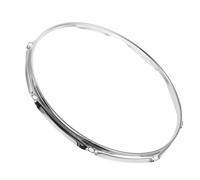 HOODANCOS Silver Drum Hoop Lug Metal Rim Replacement for Bass and Tom Drums Thick Accessory for Stable Secure Performance