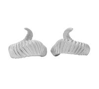 HOODANCOS Silver Sheep Horn Headdresses Halloween Hair Accessories Decorative Headbands for Party Costume Adults Cool Vivid Design