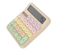 HOODANCOS Small Mechanical Keyboard Calculator Lightweight Portable Office and Student Tool with LCD Display Cute Compact Design for Math Physics and Everyday Counting