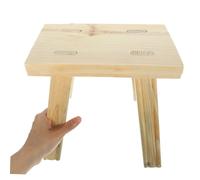 HOODANCOS Small Wood Stool for Adults Household Footstool with Solid Wood Construction Compact Step Stool for Indoor Outdoor Use Practical and Easy to Clean Suitable for Kitchen Bedroom