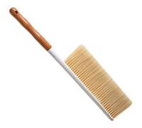 HOODANCOS Soft Bristle Hand Broom with Wooden Handle Dusting Brush for Bed Sofa Carpet Cleaning Multi-function Portable Brush for Household Dust and Cobweb Removal
