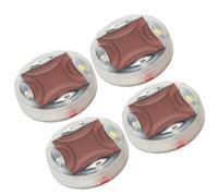 HOODANCOS Solar Powered Tire Lights Simple and Beautiful Design 4 Pcs with 15 Shining Modes and Automatic Turn, Silicone and Plastic Material for Motorcycle and Bike for Wheel