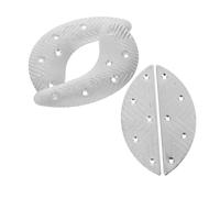 HOODANCOS Sole Heel Pads Metal Heel Tap 4pcs Replacement Tips for Shoes Boots for Longevity