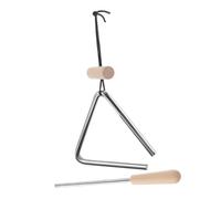 HOODANCOS Sound Triangle Musical Instrument with Beater for Adults Percussion Tool for Early Music Education and Performance Smooth Surface Design