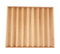 HOODANCOS Spanish Cedar Wooden Cigar Tray with 9 Slots for Display | Precise Slots, Khaki Finish, Individual Support Structure, Private Lounge and Desktop Use, Quick Setup
