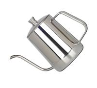 HOODANCOS Stainless Steel Coffee Pouring Kettle with Long Gooseneck Spout Anti-hot Handle Mirror Finish Compact Office Tea and Drip Coffee Pot for Precise Brewing