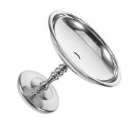 HOODANCOS Stainless Steel Footed Bowl for Buffet and Serving Family, Rust Resistant Metal Pudding Cup with Mirror Finish and Elegant Design, for Salad, Ice Cream, and Snacks