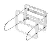 HOODANCOS Stainless Steel Microscope Slide Rack Laboratory Slide Holder with Handle Staining Rack for Research Hospital and Experimental Use and Stable Design