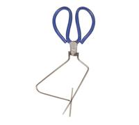 HOODANCOS Stainless Steel Pottery Dipping Tongs Clamp Tong Precision Ceramic Glazing Tool for Clay Modeling and Kiln Use, Medium Triangle Glaze Clip for Pottery Craft