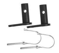 HOODANCOS Steel Bike Trailer Coupler Black 2pcs Featuring Excellent Stability and Easy Installation for Boys and Girls Trailer and Bike