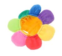 HOODANCOS Sunflower Pet Hat Flower Headwear Plush Puppy Accessory Decorative Head Cap for Cat and Dog Costume Party Supplies