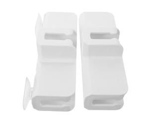HOODANCOS T-Shaped Plastic Playpen Corners 3-Way Joint Floor Playpen Fixing Clip with Universal Fit and Secure Structure for Play Area Expansion in Room