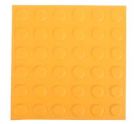 HOODANCOS Tactile Blind Bricks 30x30cm Solid Orange Dots Practical Walkway Floor Stickers for Visually Impaired Outdoor Sidewalks and Indoor Path Guidance