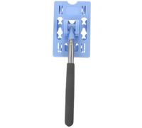 HOODANCOS Telescopic Car Parking Rod Abs Stainless Steel Swiping Stick Retractable Tool for Toll Payment Garage Parking Aid Assistant in Blue and Gray