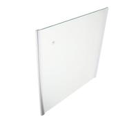 HOODANCOS Tempered Glass Refrigerator Shelf 300x290mm Double-Sided Edge Trim Universal Replacement Freezer and Fridge Glass Divider Panel for Kitchen Storage