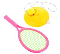 HOODANCOS Tennis Trainer Set with Anti-slip Handle Flexible Net Outdoor Sports for Interaction and Athletic Skill Development
