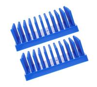 HOODANCOS Test Tube Rack Holder Large Capacity with 66 Columns 2pcs Plastic Double Layer Elevated Base and Universal Tube Compatibility for Biology Laboratory and School Classroom