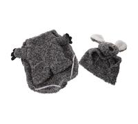HOODANCOS Thick Insulated Puppy Costume for Small Dogs Cotton Pet Clothes with Playful Animal Themes Warm Winter Protection Dog Outfit for Corgi French Bulldog Holiday Party Apparel