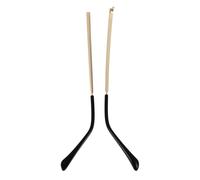 HOODANCOS Thick Square Glasses Eyeglass Replacement Temples 1 Pair Metal and Plastic Glasses Temples Arms Golden Colour to Reduce Metal Contacts and Prevent Frame from Breaking