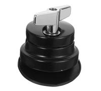 HOODANCOS Tom Mount Bracket Floor Tom Leg Clamp with Adjustment Function Silver-plated Iron Alloy Base Easy Installation for Drum Kit Accessories