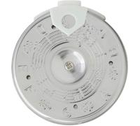 HOODANCOS Tone Pitch Pipe Tuner for Mandolin Round Mouth-blown Design Abs Iron Music Accessory Versatile Note Selector for Accurate Instrument Tuning