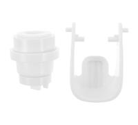 HOODANCOS Toothpaste Dispenser Replacement Parts Set, Automatic Silicone Pump and Push Rod Accessories, Wall-Mounted Toothpaste Squeezer Repair Kit for Home Bathroom Use