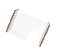 HOODANCOS Transparent Acrylic Hamster Hideout Small Indoor Hideaway House Cozy Clear Shelter Practical Pet Habitat Easy to Clean Comfortable Hideaway for Hamsters