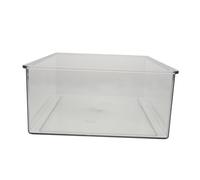 HOODANCOS Transparent Plastic Hamster Bath Basin Multi-functional Pet Tub and Feeder Small Animal Toilet Container for Guinea Pigs and Hamsters