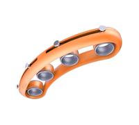 HOODANCOS Ukulele Finger Expander Orange Plastic Finger Expansion Trainer for Guitar Piano Beginners Lightweight Portable for Hand Stretching and Flexibility Improvement