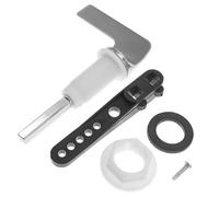 HOODANCOS Universal Material for Handle Replacement to Toilet and Kit Zinc Alloy Finely Polished Easy to Install Tank Suitable for Home Hotel Use