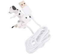 HOODANCOS Universal Phone Charger Durable Type-c Dog-shaped Fast Usb-c Data Cable Featuring Practicality and Fun Reminder for Office